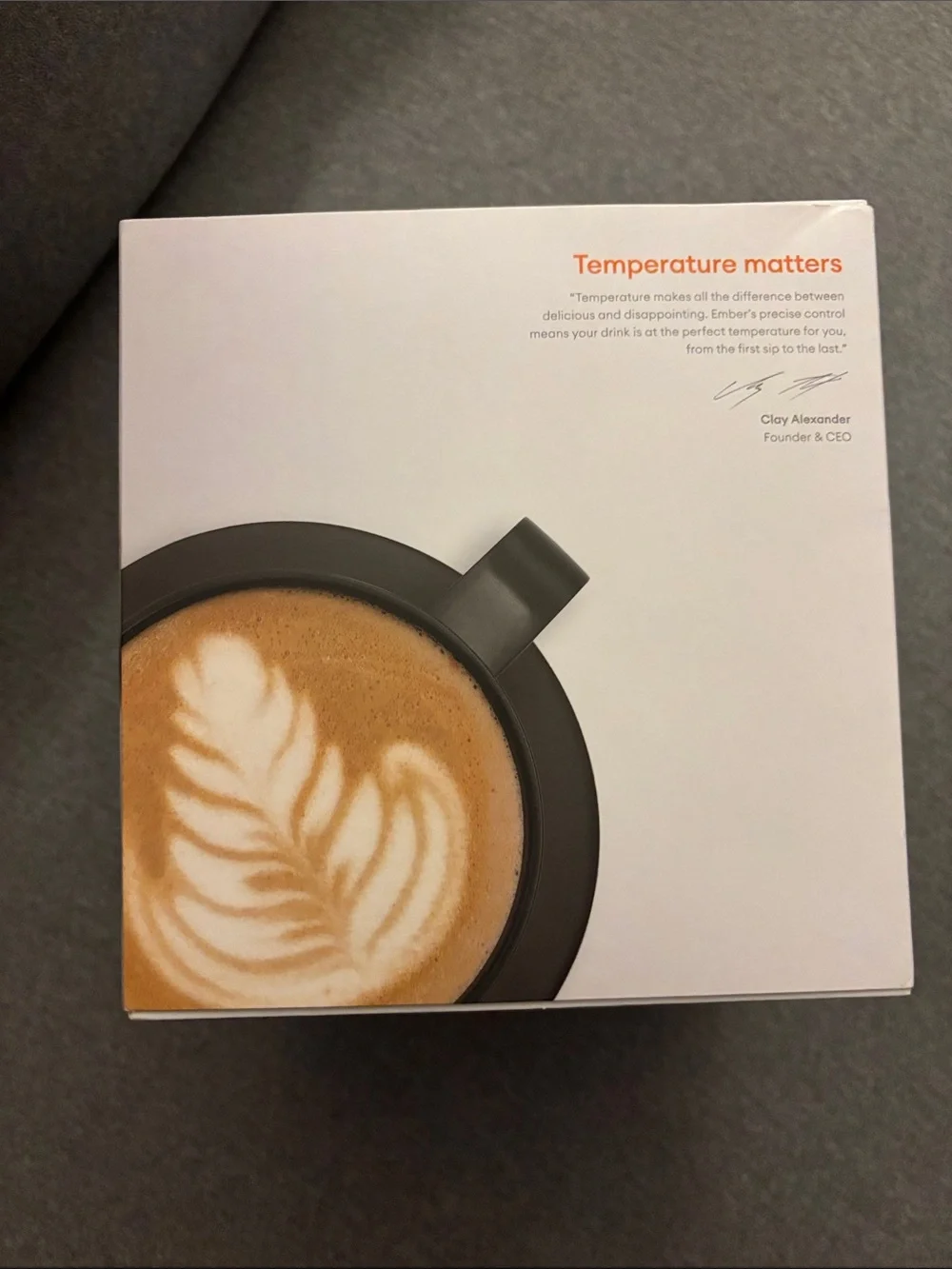 Ember temperature control